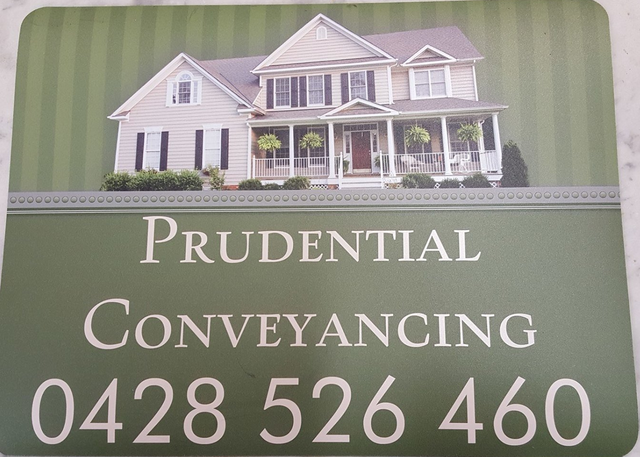 Prudential conveyancing